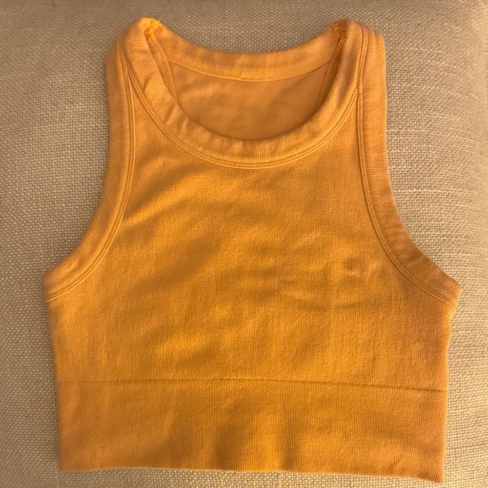 ALO Yoga Vibrant Orange Tank Top